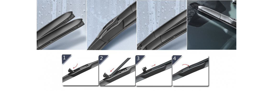 Гибридные дворники стеклоочистителя